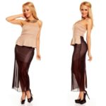 Peplum detailiga beez peokleit Mia