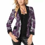 Melrose abstraktse mustriga bleiser