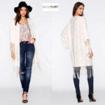 Bodyflirt boho stiilis pikk viskoosist kardigan