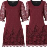 Bodyflirt a-lõikeline pitsiline kleit