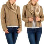 Emma & Ashley eemaldatava karvakraega beež nahktagi