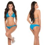 Litritega sinised säravad bikiinid