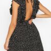 black-tall-woven-polka-dot-print-smock-dress1