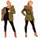 Eemaldatava ehtsa karvaga vetthülgav parka