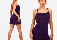 Tumelilla lühike suvine jumpsuit